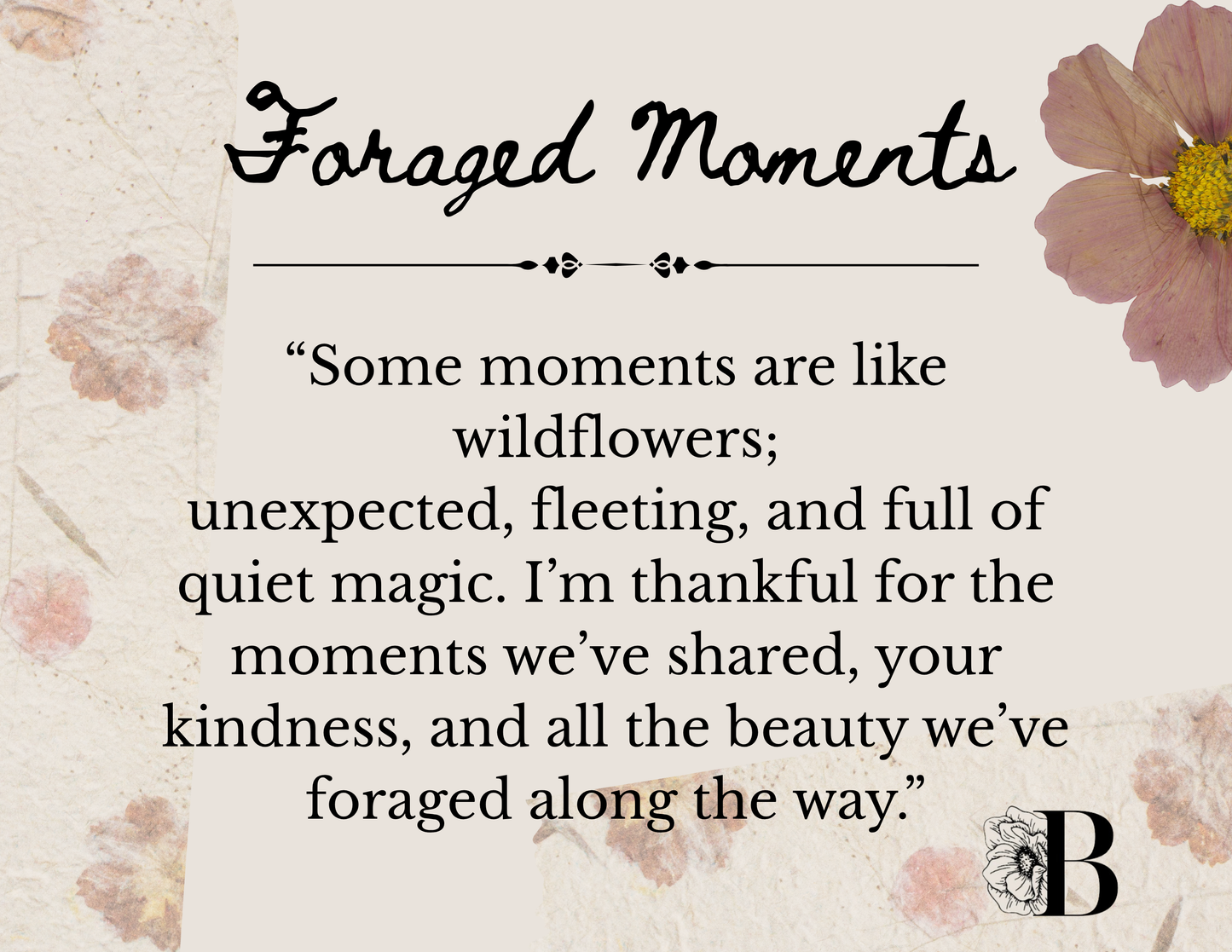 Foraged Moments Gift Boxes